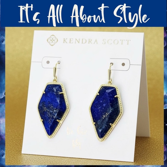 Authentic Kendra Scott Blue Earrings At Awesome Prices To Buy Now and Save - Picture 2 of 7